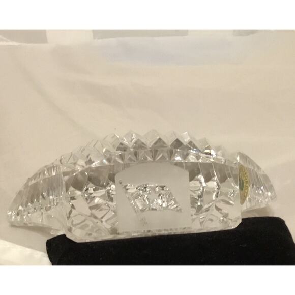 Waterford Crystal Scallop Shell Paperweight/Figurine/Statue 4” tall NEW w/BOX - Picture 6 of 6